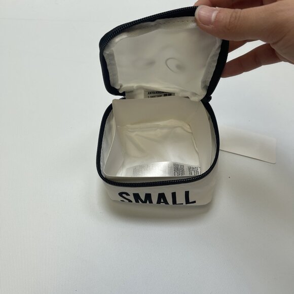 Anya Hindmarch × Uniqlo Mini Square Pouch (White) – Small Size, New with Tags - Picture 7 of 9